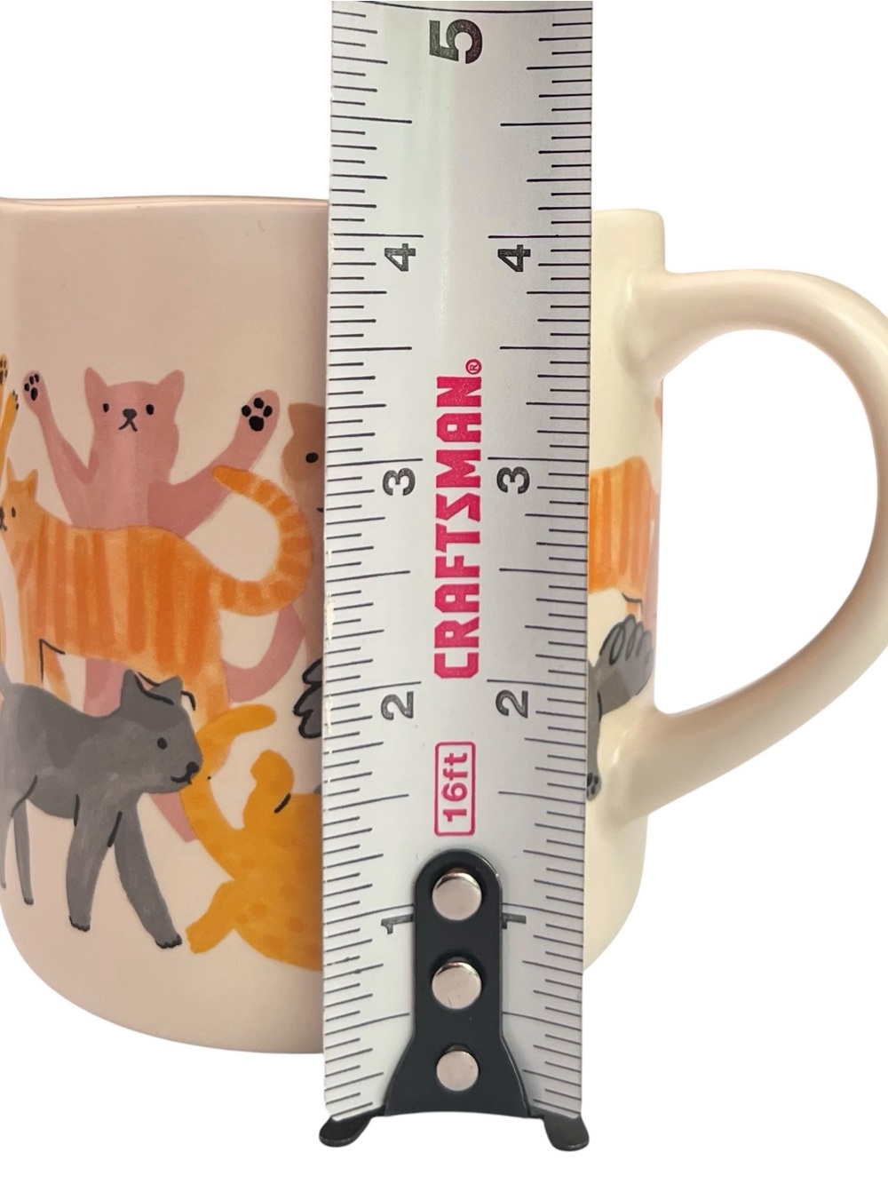 Opalhouse 16 Oz. Ivory Stoneware Coffee Cup Mug Collectible Cat Person Feline - Picture 10 of 11
